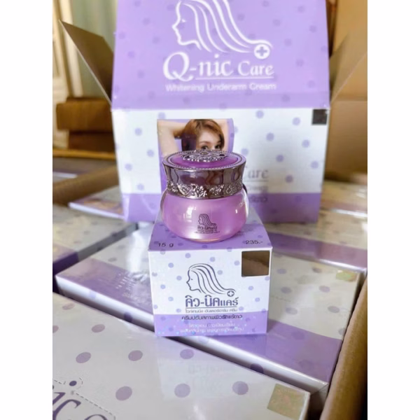 Kem Q-Nic Tím Mới Hàng Chuẩn Thái Giảm Thâm Nách - Thâm Bikini 15G - Gdn