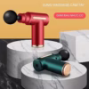Súng Massage, Máy Massage Cầm Tay Đa Năng Trị Liệu 4 Đầu, 6 Chế Độ Cao Cấp Massage Gun - Silver - Ảnh 7