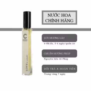 Nước Hoa Unisex Mini Luxury Love 10Ml Phong Cách Xịt - Chava