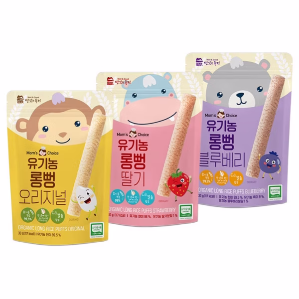 Bánh Ăn Dặm Gạo Lứt Hữu Cơ Thanh Dài Mom'S Choice Cho Bé Từ 6 Tháng Tuổi
