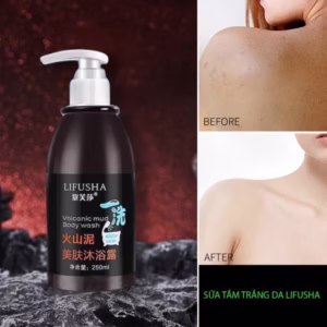 Sữa Tắm Bùn Núi Lửa Biển Sâu Lifusha Làm Trắng Da Toàn Thân, Dưỡng Ẩm Cơ Thể - Gdn