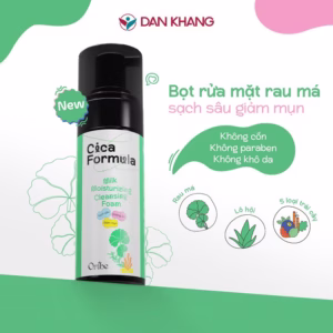 Sữa Rửa Mặt Rau Má Tạo Bọt Oribe Cica Formula Làm Sạch Sâu Dưỡng Ẩm Cho Da Mụn Da Dầu Nhạy Cảm 120Ml