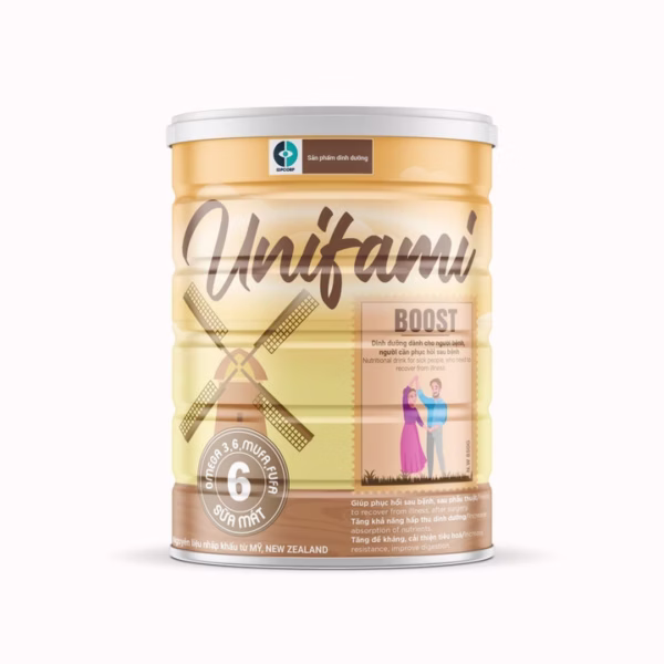 Sữa Bột Unifami Boost 6+850G,Tăng Đề Kháng , Cải Thiện Tiêu Hóa