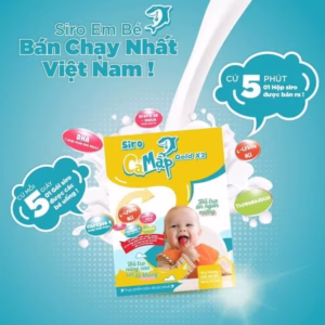 Siro Ăn Ngon Cá Mập Gold X2 Hộp 30 Gói Giúp Bé Ăn Ngon, Ngủ Ngon