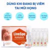 {Mua 3 Tặng 1} Combo 3 Xịt Mũi Chuyên Dụng Giảm Viêm Có Thành Phần Bào Tử Lợi Khuẩn Hộp 10 Ống - Livespo Pharma - Ảnh 2