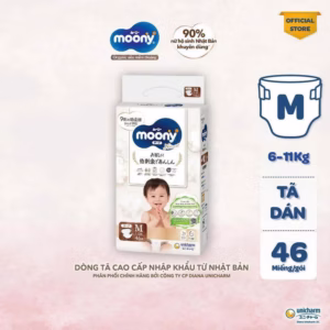 Tã Dán, Tả Quần Moony Natural Mặt Bông Hữu Cơ An Toàn Chứa Dầu Thực Vật Dưỡng Ẩm Cho Bé L058 - Lady'S Passion