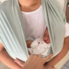 Địu Vải Màu Olive Dòng Flex Và Flex Plus Dưới 75Kg Cho Bé Từ 0-24 Tháng Tuổi - Địu Vải Cao Cấp Embé Sling - Ảnh 15
