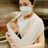 Địu Vải Màu Beige Dòng Flex Và Flex Plus Dưới 75Kg Cho Bé Từ 0-24 Tháng Tuổi - Địu Vải Cao Cấp Embé Sling - Ảnh 7