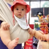 Địu Vải Màu Beige Dòng Flex Và Flex Plus Dưới 75Kg Cho Bé Từ 0-24 Tháng Tuổi - Địu Vải Cao Cấp Embé Sling - Ảnh 13