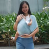 Địu Vải Màu Ocean Dòng Flex Và Flex Plus Dưới 75Kg Cho Bé Từ 0-24 Tháng Tuổi - Địu Vải Cao Cấp Embé Sling - Ảnh 13