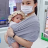 Địu Vải Màu Grey Dòng Flex Và Flex Plus Dưới 75Kg Cho Bé Từ 0-24 Tháng Tuổi - Địu Vải Cao Cấp Embé Sling - Ảnh 15