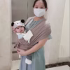 Địu Vải Màu Mocha Dòng Flex Và Flex Plus Dưới 75Kg Cho Bé Từ 0-24 Tháng Tuổi - Địu Vải Cao Cấp Embé Sling - Ảnh 5