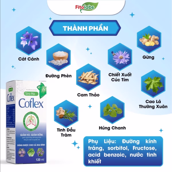 Siro Ho Thảo Dược Coflex - Lọ 120Ml - Ảnh 4