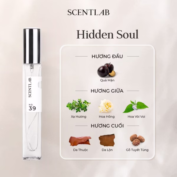 Combo Nước Hoa Tiểu Thư Ngọt Ngào Trong Sáng Make Me Happy No. 19 + Hidden Soul No. 39