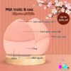 Máy Rửa Mặt Silicon Cao Cấp Làm Da Sạch Sâu Và Massage Mặt - Bebu - Ảnh 2