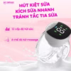 Bộ Đôi Máy Hút Sữa Không Dây Niraki - Hút Êm, Kiệt Sữa, Không Đau Rát, Bh 1 Đổi 1 Trong 12 Tháng - Ảnh 5