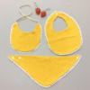 Set 3 Yếm Dãi Ren Wooji Chất Sợi Tre Siêu Mềm Thoáng Khí Cho Bé 56883 - Lady'S Passion - Ảnh 2