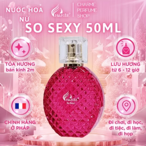 Nước Hoa Nữ Charme So Sexy 50Ml Lưu Hương Lâu Phong Cách Quyến Rũ, Sang Trọng, Hiện Đại Nước Hoa Chính Hãng