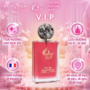 Nước Hoa Nữ Charme V.I.P 100Ml Lưu Hương Lâu Phong Cách Quyến Rũ, Sang Trọng, Nước Hoa Chính Hãng
