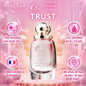 Nước Hoa Nữ Charme Trust 100Ml Bản Mới 2024, Hương Hoa Cỏ Trái Cây, Tươi Mát, Lưu Hương Lâu