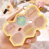 Bảng Kem Che Khuyết Điểm Kèm Cọ Kiss Beauty 6 Màu Che Phủ Thâm Làm Sáng Da Không Tì Vết - Gdn - Ảnh 8