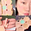 Bảng Kem Che Khuyết Điểm Kèm Cọ Kiss Beauty 6 Màu Che Phủ Thâm Làm Sáng Da Không Tì Vết - Gdn - Ảnh 7