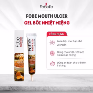 Gel Nhiệt Miệng Từ Thiên Nhiên Fobe Mouth Ulcer Tuýp 10G - Fobelife