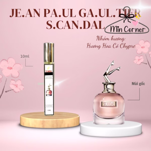 Tinh Dầu Nước Hoa Dạng Xịt 10Ml S.C.A.N.D.A.L (Mùi Nữ) Mpf1 - Min Corner