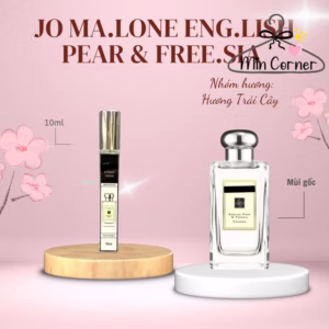 Tinh Dầu Nước Hoa Nữ Dạng Xịt 10Ml Jo Ma.Lone Eng.Lish Pear & Free.Sia Co.Logne Mpf3 - Min Corner