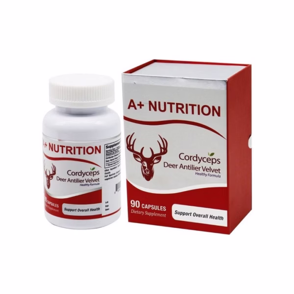 Viên Uống Đông Trùng Hạ Thảo Và Nhung Hưu A+ Nutrion Codysceps Deer (90 Viên)