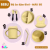Bộ Ăn Dặm 6In1 Silicon Cao Cấp (Màu Be)- Bebu - Ảnh 4