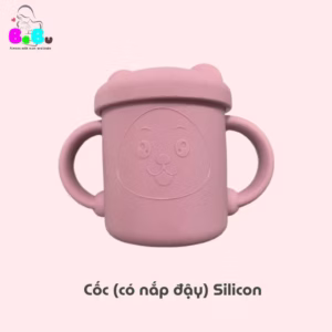 Bộ Ăn Dặm 6In1 Silicon Cao Cấp (Màu Tím Hồng)- Bebu