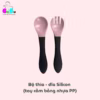 Bộ Ăn Dặm 6In1 Silicon Cao Cấp (Màu Tím Hồng)- Bebu - Ảnh 2