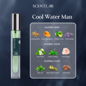 Nước Hoa Nam Hương Biển Tươi Mát Norman Cool Water Man No. 38