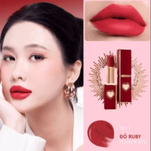 M.O.I-Son Lì Cao Cấp Queen Of Rose No.1 Power Red - Màu Đỏ Ruby