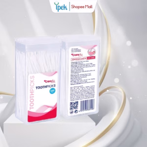 [ Mua 2 Tặng 1 ] Hộp Tăm Nhựa 160 Chiếc Care4U Nhập Khẩu Chính Hãng