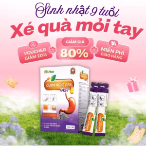 Dung Dịch Nghệ Đen Fast Hỗ Trợ Giảm Nhanh Acid Dịch Vị Bảo Vệ Niệm Mạc Dạ Dày Giảm Đau Và Trào Ngược 5 Gói Dùng Thử