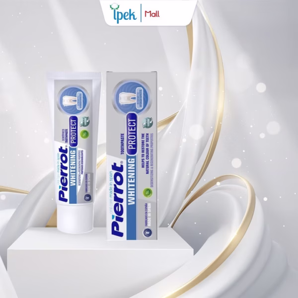 [ Mua 2 Tặng 1 Bàn Chải ] Kem Đánh Răng Pierrot Whitening Trắng Răng Tự Nhiên 75Ml