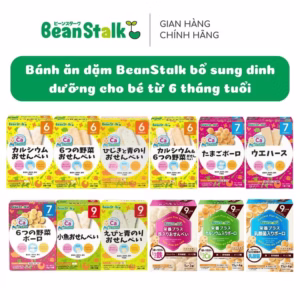 Bánh Ăn Dặm Bean Stalk Bổ Sung Dinh Dưỡng Cho Trẻ Từ 6 Tháng Tuổi (Beanstalk)