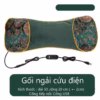 Gối Massage Cổ Vai Gáy Ngải Cứu Cắm Điện Làm Ấm - Su - Ảnh 7
