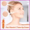 Kem Nền Five Vc Vitamin C Nâng Tông Che Khuyết Điểm Chống Lão Hóa Mềm Mịn Da 30G - Gdn - Ảnh 3