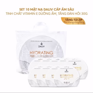 [ Tặng 2 Miếng ] Combo 10 Mặt Nạ Daliv Cấp Ẩm Sâu Tinh Chất Vitamin E Dưỡng Ẩm, Tăng Đàn Hồi 30G