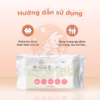 Combo 5 Tặng 1 Khăn Giấy Ướt Smartangel Chiết Xuất Từ Nước Tinh Khiết Không Mùi Cho Bé (80 Miếng X 1 Gói) - Ảnh 3