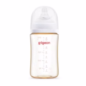 Bình Sữa Pigeon Ppsu Softouch Baby-Friendly World Hoạ Tiết Logo Dung Tích 160Ml/240Ml/330Ml