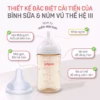 Bình Sữa Pigeon Ppsu Softouch Baby-Friendly World Hoạ Tiết Logo Dung Tích 160Ml/240Ml/330Ml - Ảnh 2
