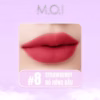 M.O.I - Son Tint Lì Cotton Candy No.08 Strawberry - Đỏ Hồng Dâu - Ảnh 2