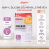 Núm Ty Pigeon Siêu Mềm Plus Thế Hệ Iii Phiên Bản Nhật (2 Cái/Hộp) - Ảnh 4
