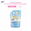 Túi 2.7L - Dành Cho Bé Sơ Sinh - Gel Giặt Xả 2In1 - Sạch Sâu Kháng Khuẩn - Khử Mùi Nôn Trớ, Ọc Sữa, Tè Khai-Lưu Hương Phấn Thơm Dịu Nhẹ - Ảnh 2