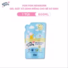 [Giá Dùng Thử Túi 600Ml] - Gel Giặt Xả Đậm Đặc 2In1 Pompom Newborn Chuyên Dùng Cho Bé Sơ Sinh Sạch Sâu - Kháng Khuẩn - Khử Mùi Nôn Trớ, Ọc Sữa, Tè Khai-Lưu Hương Phấn Thơm Dịu Nhẹ - Ảnh 2