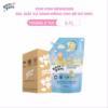 [Thùng 3 Túi 2.7L] - Dành Cho Bé Sơ Sinh - Gel Giặt Xả 2In1- Sạch Sâu Kháng Khuẩn - Khử Mùi Nôn Trớ, Ọc Sữa, Tè Khai-Lưu Hương Phấn Thơm Dịu Nhẹ - Ảnh 2
